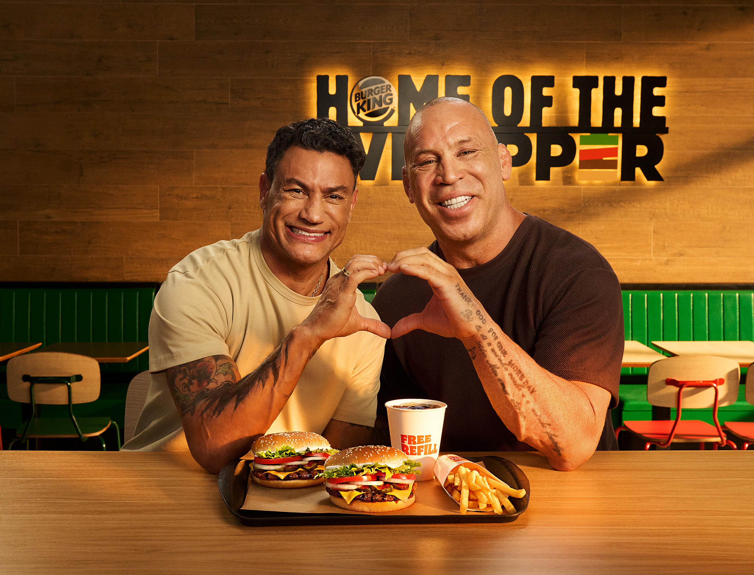 Burger King - Campanha Pop&oacute; e Wanderlei Silvia